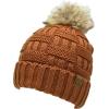 imageCC Knit Beanie Hat  Fuzzy Fleece Lined Warm Winter Hat for Women Soft Stretchy Slouchy Knit Cap Cold Weather BeanieClay