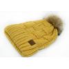 imageCC Knit Beanie Hat  Fuzzy Fleece Lined Warm Winter Hat for Women Soft Stretchy Slouchy Knit Cap Cold Weather BeanieHoney Mustard