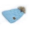 imageCC Knit Beanie Hat  Fuzzy Fleece Lined Warm Winter Hat for Women Soft Stretchy Slouchy Knit Cap Cold Weather BeanieSky Blue