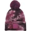 imageCC Knit Beanie with 2 Detachable Matching and Natural Poms  Soft Cuffed Winter Hat Warm Stretchy Skull CapTie Dye Brown  Wild Ginger