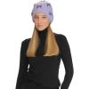 imageCC Knit Mini Velvet Bow Cuff Beanie for WomenLavender
