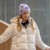 imageCC Knit Mini Velvet Bow Cuff Beanie for WomenLavender