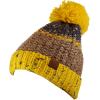 imageCC Multi Blend Pom Soft Fuzzy Lined Thick Knit Cuff Beanie HatMustardCamel