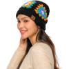 imageCC Multi Color Crochet Beanie ampamp Headwrap for Women Unisex  Stretchable Soft Warm Knit Winter Skully HatMustard