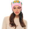imageCC Multi Color Crochet Beanie ampamp Headwrap for Women Unisex  Stretchable Soft Warm Knit Winter Skully HatPale Pink