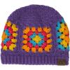 imageCC Multi Color Crochet Beanie ampamp Headwrap for Women Unisex  Stretchable Soft Warm Knit Winter Skully HatPurple