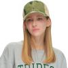 imageCC Pony Cap for WomenDistressed Denim Leaf Mustard