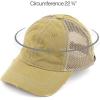 imageCC Pony Cap for WomenSolid Cottonkhaki