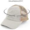 imageCC Pony Cap for WomenSolid Cottonlt Grey