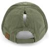 imageCC Pony Cap for WomenSolid Cottonolive