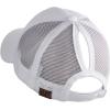 imageCC Ponycap Color Changing 3D Embroidered Quote Adjustable Trucker Baseball CapDog Mom  White