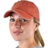 imageCC Ponycap Criss Cross Messy Bun Side Button for Mask Adjustable Baseball CapBurnt Orange