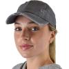 imageCC Ponycap Criss Cross Messy Bun Side Button for Mask Adjustable Baseball CapGray