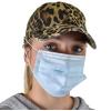 imageCC Ponycap Criss Cross Messy Bun Side Button for Mask Adjustable Baseball CapLeopard