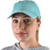 imageCC Ponycap Criss Cross Messy Bun Side Button for Mask Adjustable Baseball CapMint