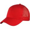 imageCC Ponycap Messy High Bun Ponytail Adjustable Mesh Trucker Baseball Cap Hat Red