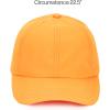 imageCC Ponycap Messy High Bun Ponytail Adjustable Trucker Baseball Cap HatOrange