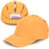 imageCC Ponycap Messy High Bun Ponytail Adjustable Trucker Baseball Cap HatOrange