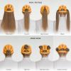 imageCC Ponycap Messy High Bun Ponytail Adjustable Trucker Baseball Cap HatOrange