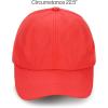 imageCC Ponycap Messy High Bun Ponytail Adjustable Trucker Baseball Cap HatRed