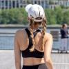 imageCC Ponycap Messy High Bun Ponytail Adjustable Trucker Baseball Cap HatWhite