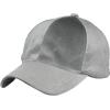 imageCC Ponycap Messy High Bun Ponytail Soft Velvet Adjustable Baseball Cap HatLight Gray