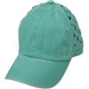 imageCC Ponytail Criss Cross Messy Buns Ponycaps Baseball Cap Dad Trucker Mesh Hat Solid Basket Weave Mint