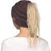 imageCC Ribbed Confetti Knit Beanie Tail Hat for Adult MB33Brown