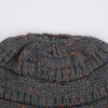 imageCC Ribbed Confetti Knit Beanie Tail Hat for Adult MB33Dk Mel Grey