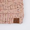 imageCC Ribbed Confetti Knit Beanie Tail Hat for Adult MB33Indi Pink