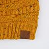 imageCC Ribbed Confetti Knit Beanie Tail Hat for Adult MB33Mustard