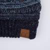 imageCC Ribbed Confetti Knit Beanie Tail Hat for Adult MB33Navy Ombre