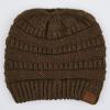 imageCC Ribbed Confetti Knit Beanie Tail Hat for Adult MB33New Olive