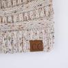 imageCC Ribbed Confetti Knit Beanie Tail Hat for Adult MB33Oatmeal Ombre