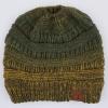 imageCC Ribbed Confetti Knit Beanie Tail Hat for Adult MB33Olive Ombre
