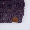 imageCC Ribbed Confetti Knit Beanie Tail Hat for Adult MB33Purple Ombre