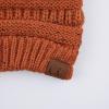 imageCC Ribbed Confetti Knit Beanie Tail Hat for Adult MB33Rust
