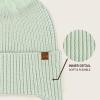 imageCC Sequin Pom Beanie for Women  Acrylic Stretchable Soft Warm Knit Winter Skully Hat with Yarn PomEarflapsage