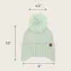 imageCC Sequin Pom Beanie for Women  Acrylic Stretchable Soft Warm Knit Winter Skully Hat with Yarn PomEarflapsage