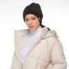imageCC Sequin Pom Beanie for Women  Acrylic Stretchable Soft Warm Knit Winter Skully Hat with Yarn PomSequinblack  Black