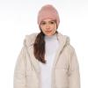 imageCC Sequin Pom Beanie for Women  Acrylic Stretchable Soft Warm Knit Winter Skully Hat with Yarn PomSequinrose  Rose
