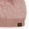 imageCC Sequin Pom Beanie for Women  Acrylic Stretchable Soft Warm Knit Winter Skully Hat with Yarn PomSequinrose  Rose