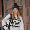 imageCC Sequin Pom Beanie for Women  Acrylic Stretchable Soft Warm Knit Winter Skully Hat with Yarn PomSparklesblack