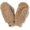 imageCC Sherpa Cuff Beanie Hat Suede Logo and Sherpa Mitten Gloves HAT008MT008Dkcamelgift Set