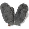 imageCC Sherpa Cuff Beanie Hat Suede Logo and Sherpa Mitten Gloves HAT008MT008Greygift Set