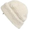 imageCC Sherpa Cuff Beanie Hat Suede Logo and Sherpa Mitten Gloves HAT008MT008Ivorybeanie