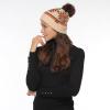 imageCC Southwest Pattern Pom Beanie for WomenAztecbeige