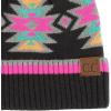 imageCC Southwest Pattern Pom Beanie for WomenAztecblack Multi