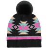 imageCC Southwest Pattern Pom Beanie for WomenAztecblack Multi