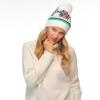 imageCC Southwest Pattern Pom Beanie for WomenAztecivory